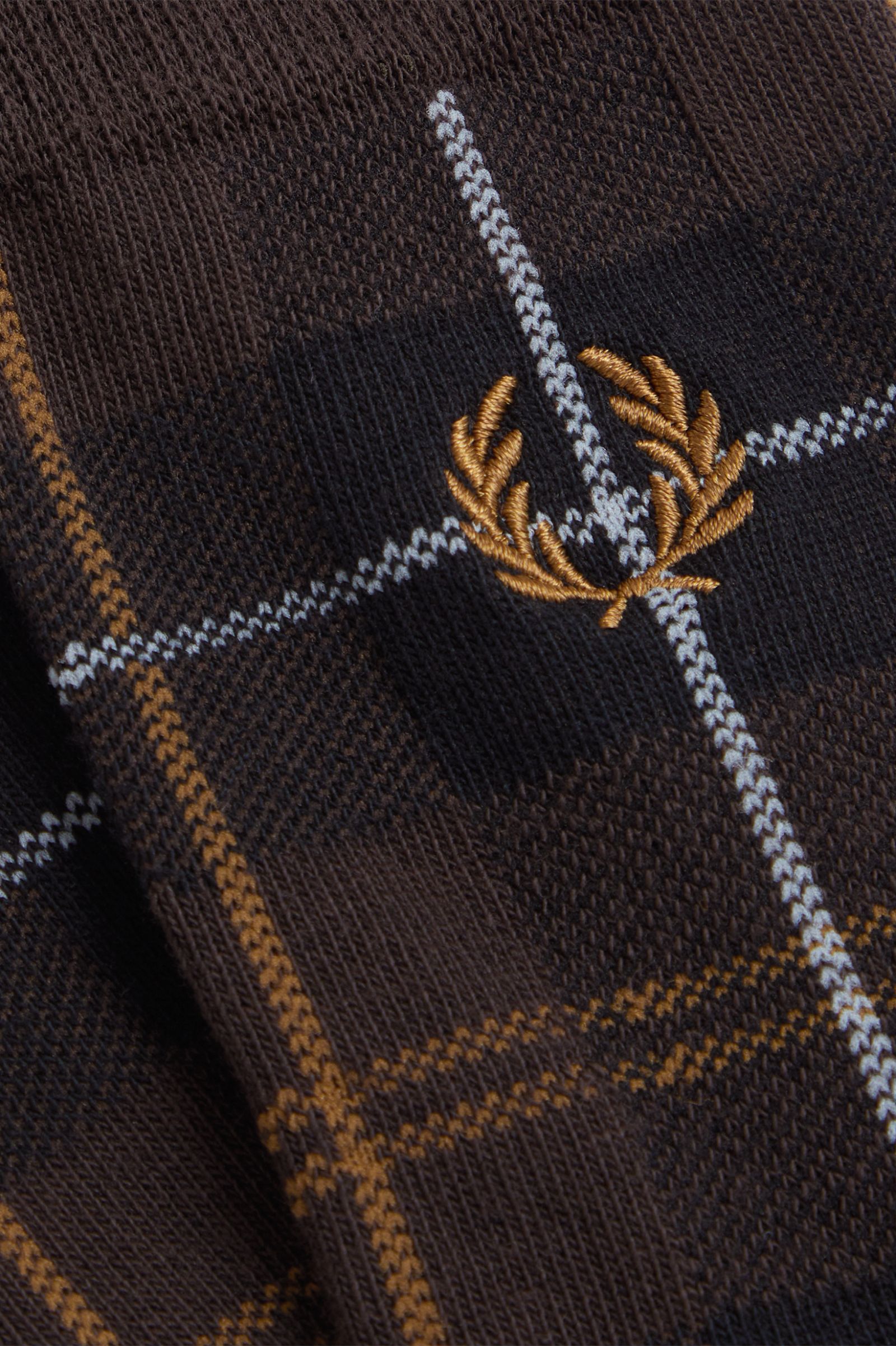 Fred Perry Tartan Sock (Rich Brown)