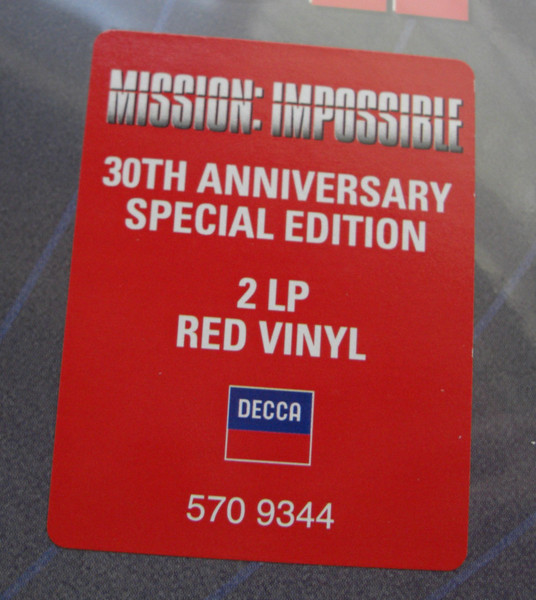 Danny Elfman – Mission: Impossible (Music From The Original Motion Picture Score)  (LP) RSD 26   