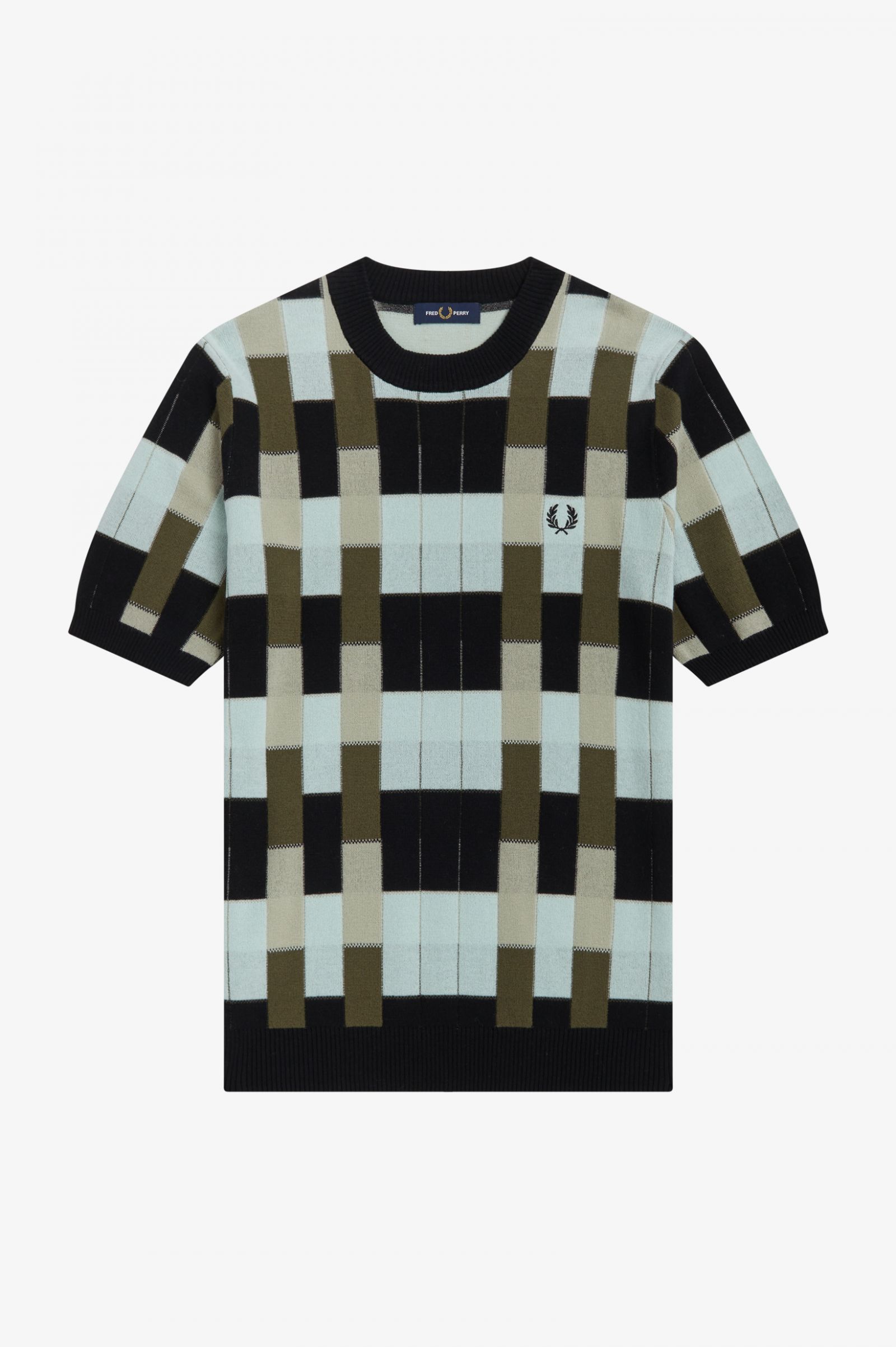 Fred Perry - Jacquard Knited T-Shirt