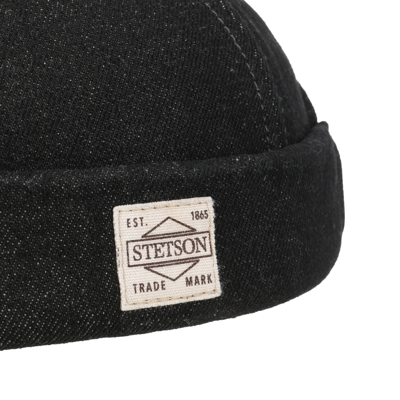 Stetson Robust Denim Docker Hat (Black)