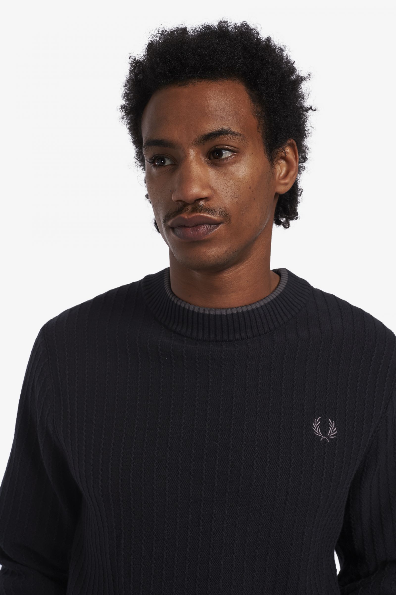 Fred perry Crew Neck Jumper Black