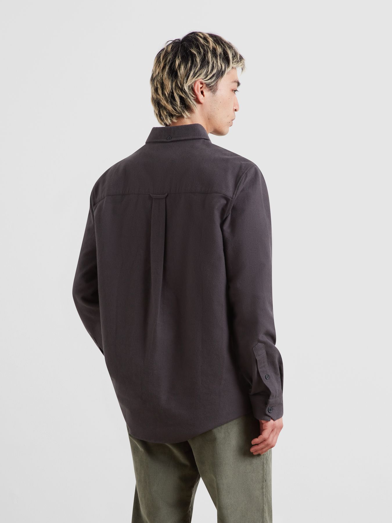 Farah Marvin LS Plain BD (Washed Black)
