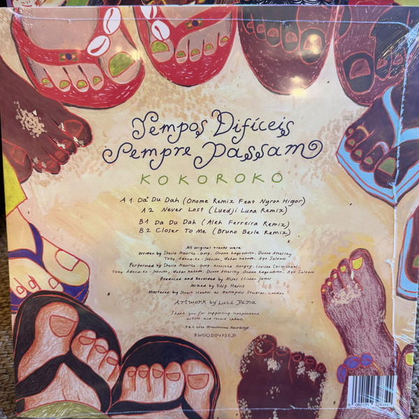 Kokoroko – Tempos Dificeis Sempre Passam (12")  ltd. edition brazil marble vinyl 