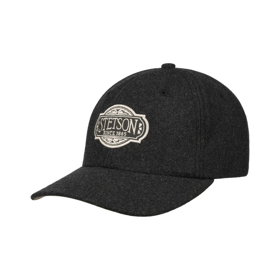 Stetson Bralford Wool Cap (Anthrazit)