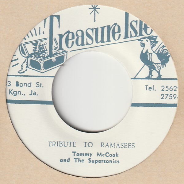 Naomi , Tommy McCook & The Supersonics / Tommy McCook & The Supersonics – Lipstick On Your Collar / Tribute To Ramasees (7")       