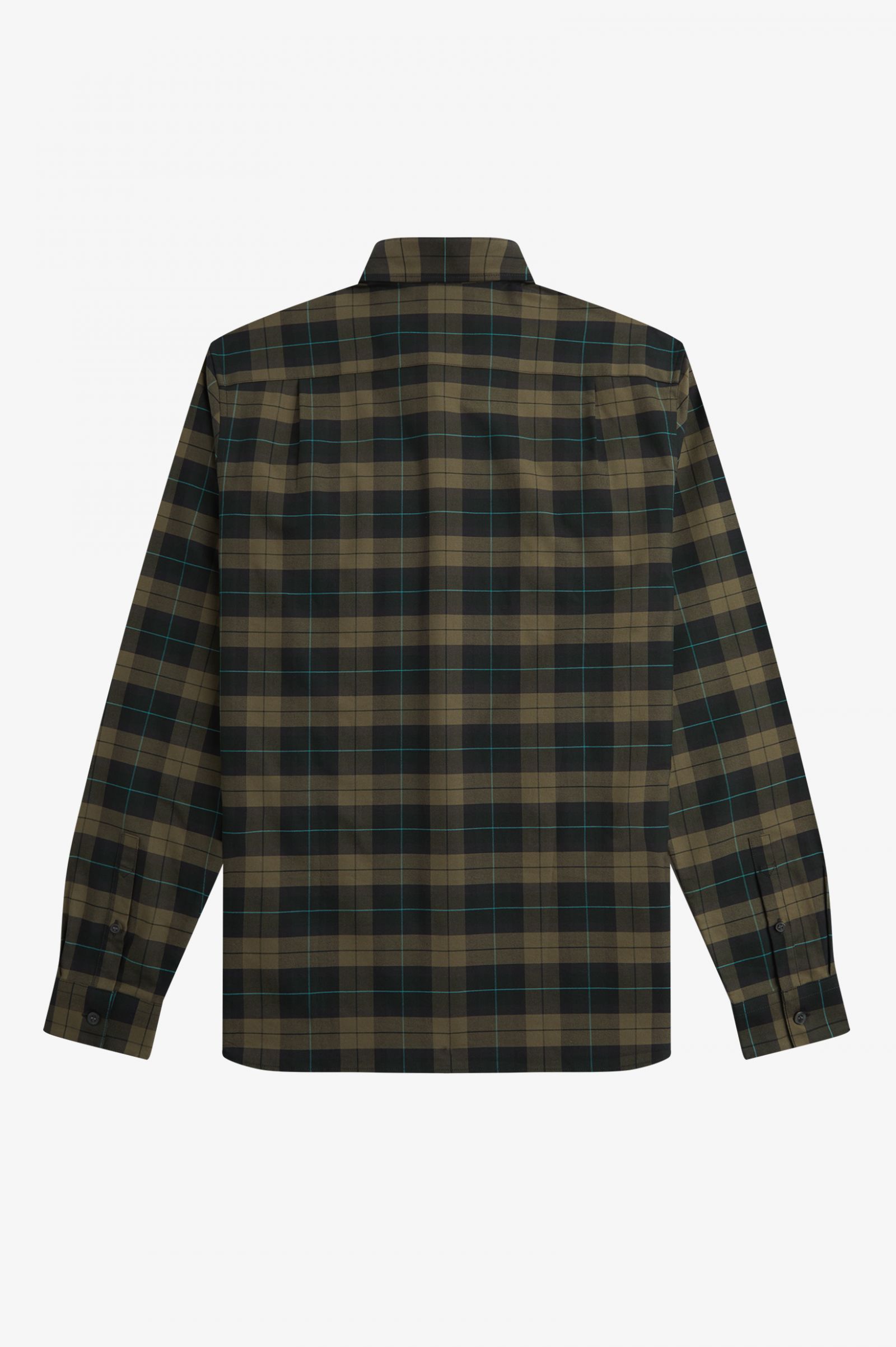 Fred Perry - Hemd mit Schottenkaro M5663 Nachtgrün | XXL | 100-010  