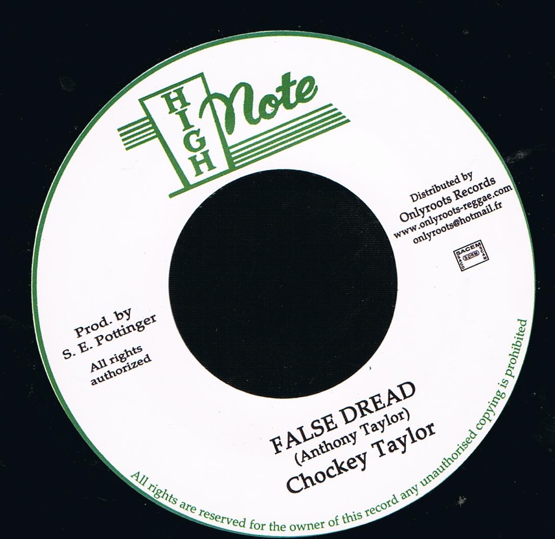 Chockey Taylor - False Dread / Solid Foundation Band - Rhythm (7")