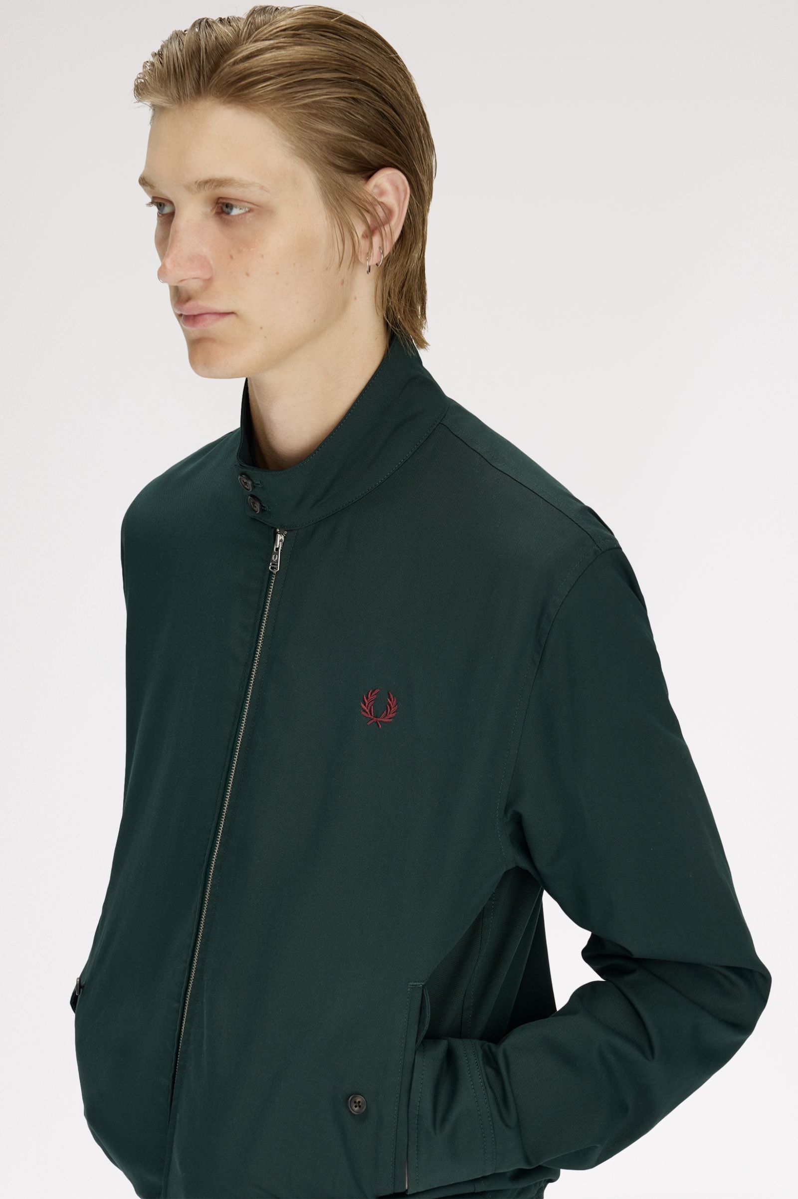 Fred Perry Twill Harrington Jacket (Grassroots)