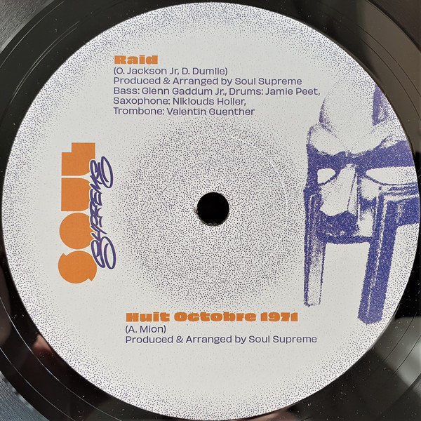 Soul Supreme - Huit Octobre 1971 / Raid (7")