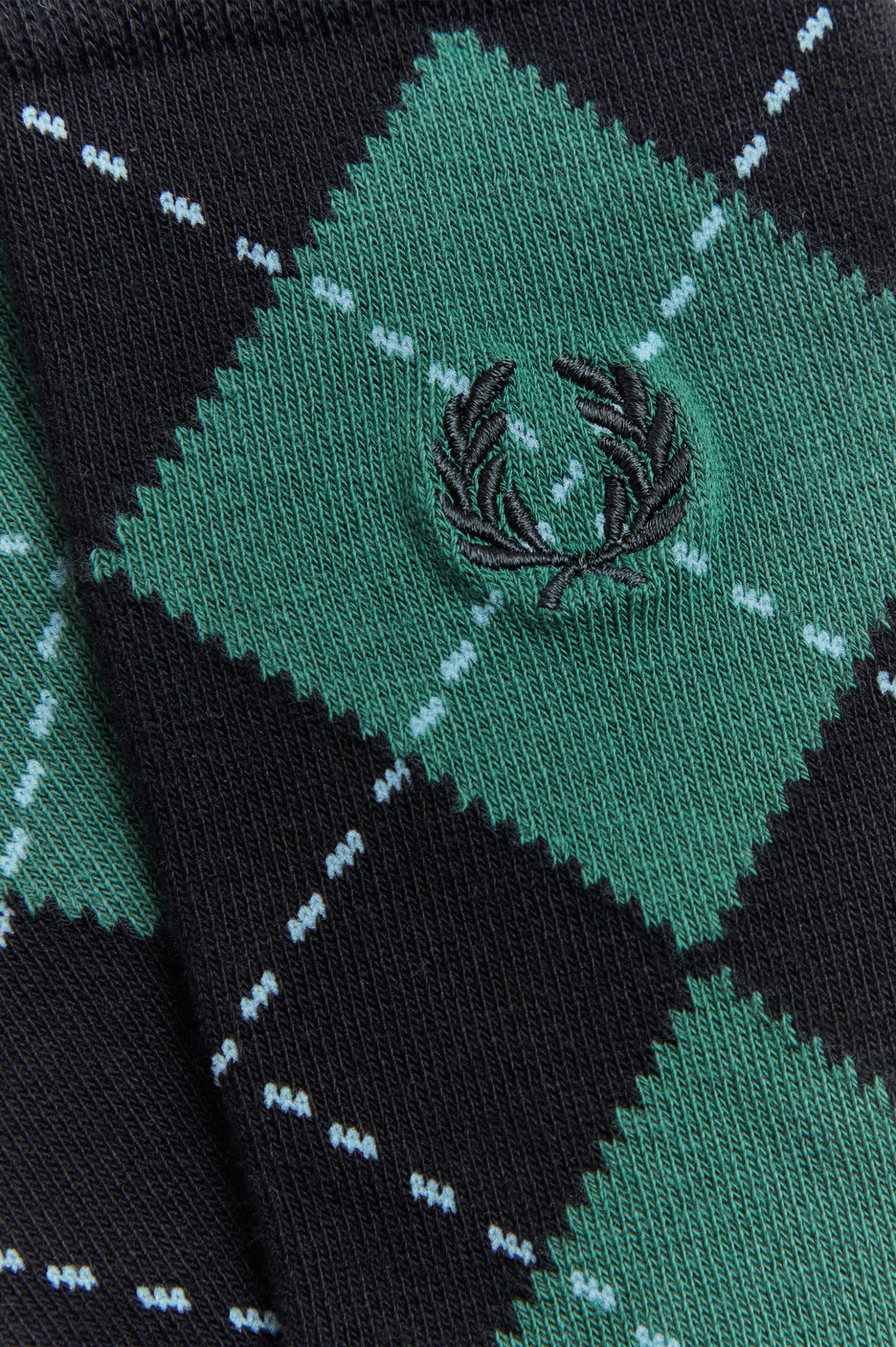 Fred Perry Geometric Jacquard Sock (Sportgreen)