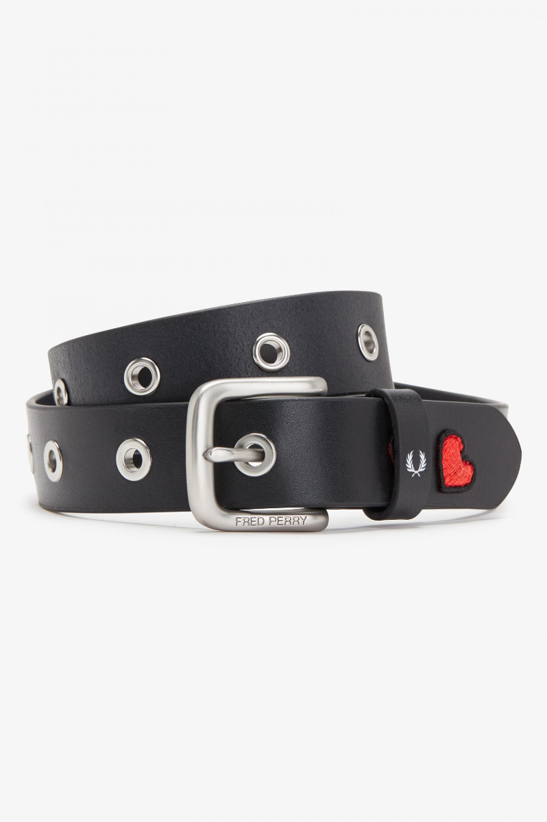 Fred Perry Amy Leather Belt Black