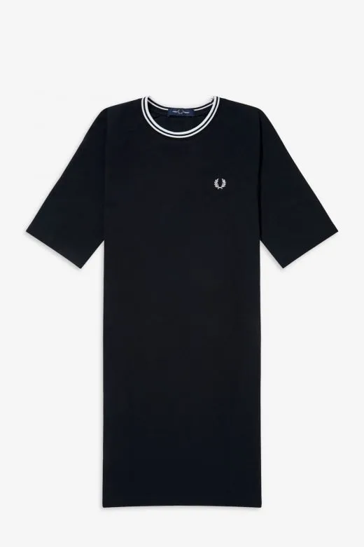 Fred Perry Twin Tipped Pique Dress Black