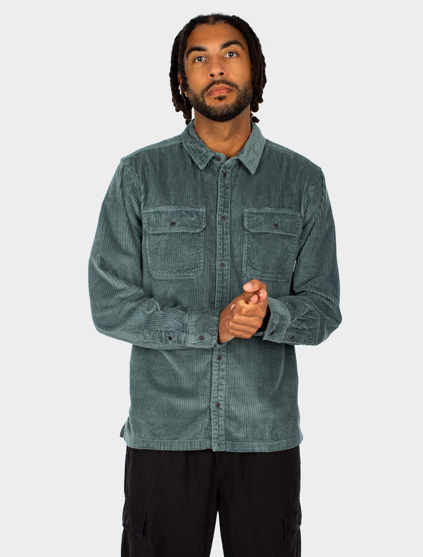 Iriedaily Bubble Cord Shirt (Cool Jungle)