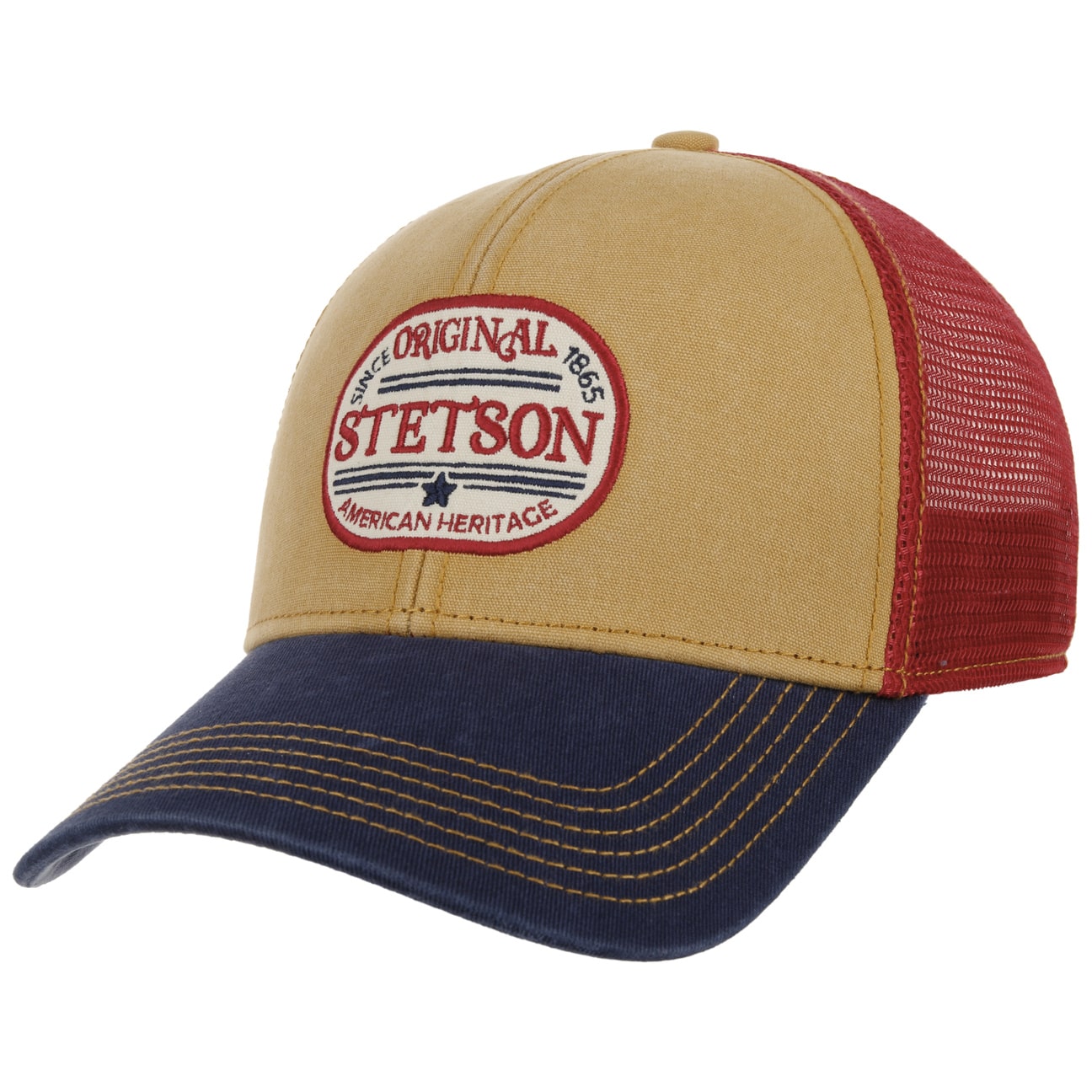 Stetson Since 1865 Oval Logo Trucker Cap