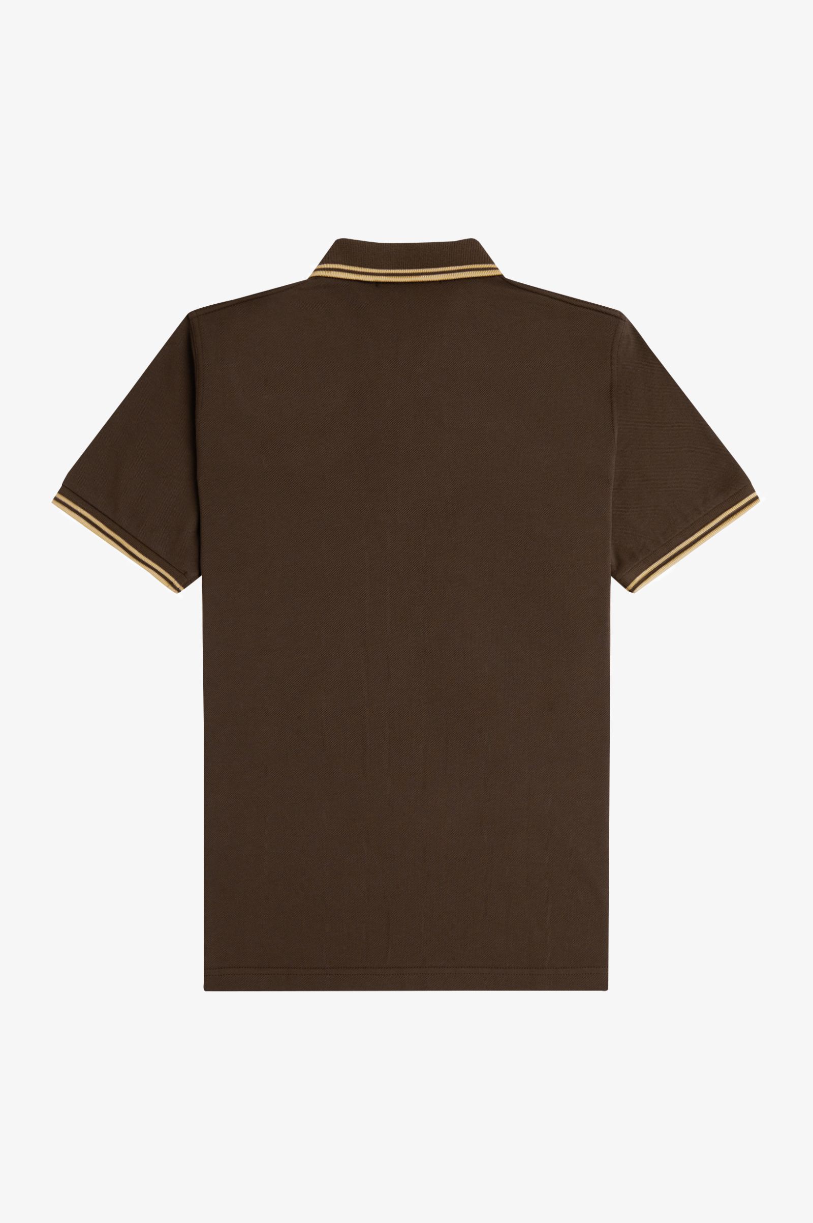 Fred Perry Made in England Twin Tipped Fred Perry Shirt (Burned Tobacco/Champagne/Champagne)