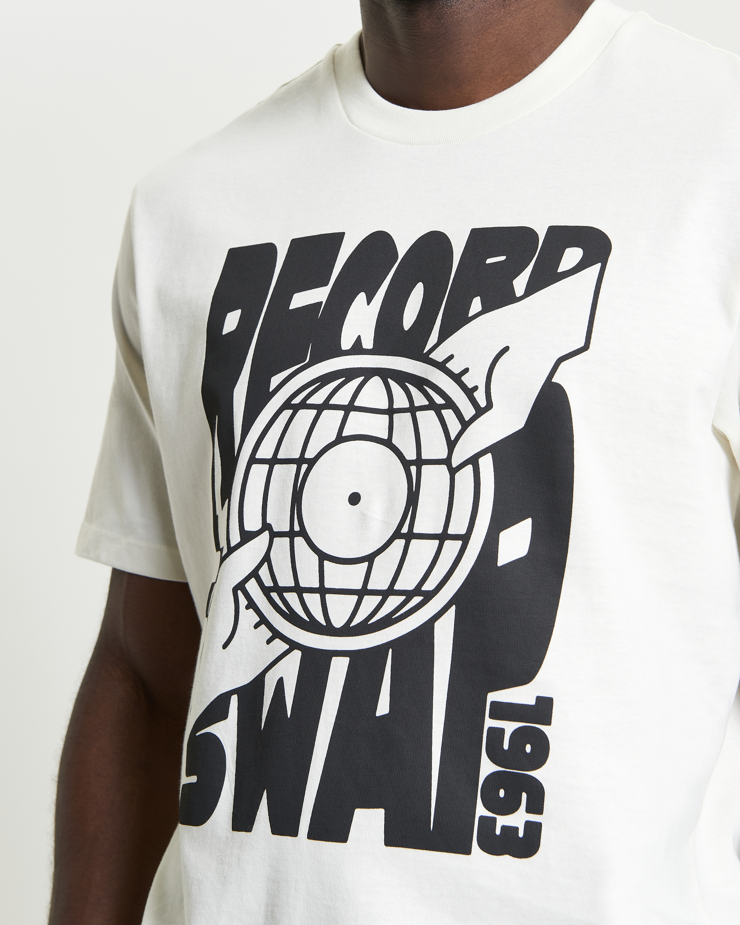 Ben Sherman Record Swap T-Shirt in Weiß