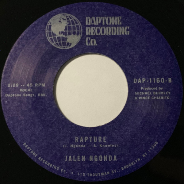 Jalen Ngonda – Illusions / Rapture (7")