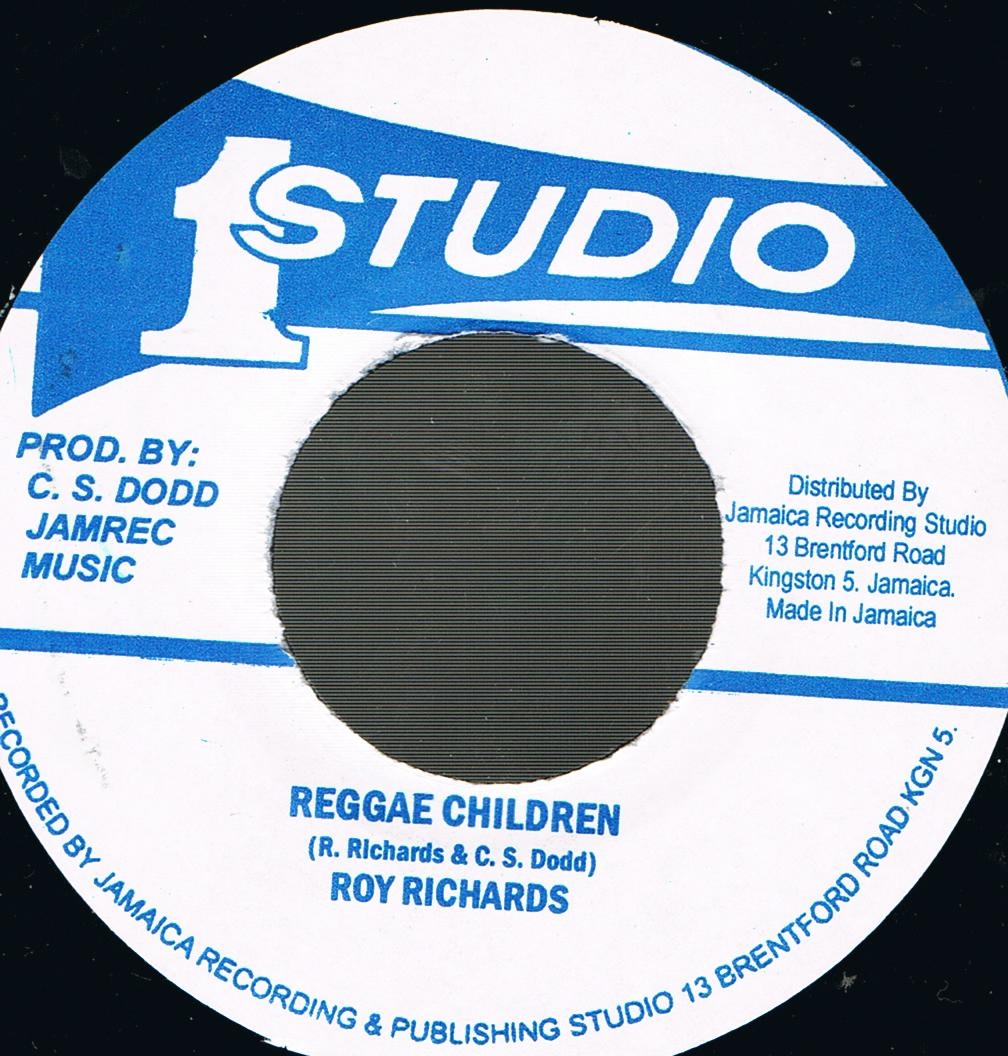 Roy Richards - Reggae Children / Sound Dimension - Version (Original Stamper 7")