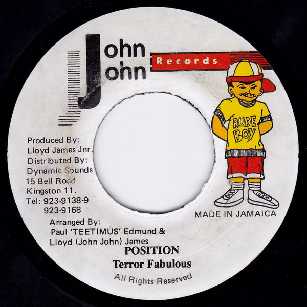 Terror Fabulous – Position / Version (7")       Terror Fabulous – Position / Version (7")