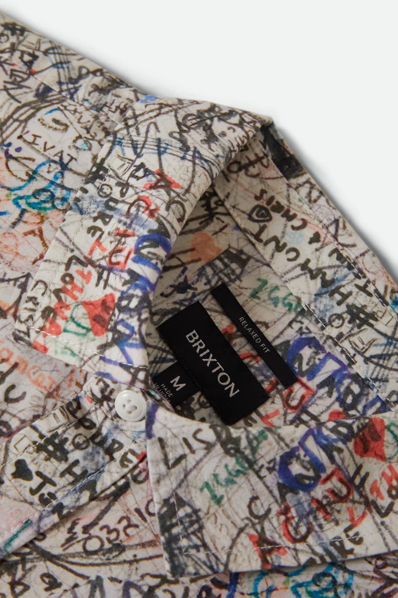Brixton Cru Print Shirt (Graffiti)