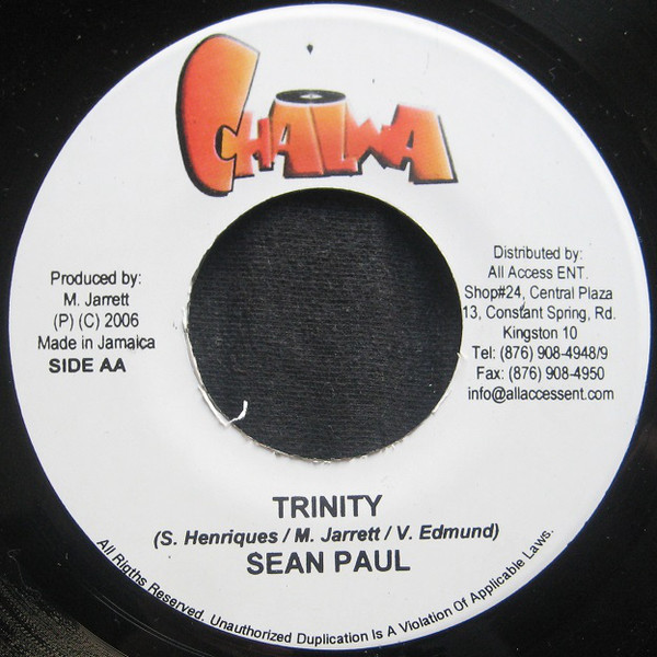 Sean Paul / Isses - Trinity / Link Up (7'')