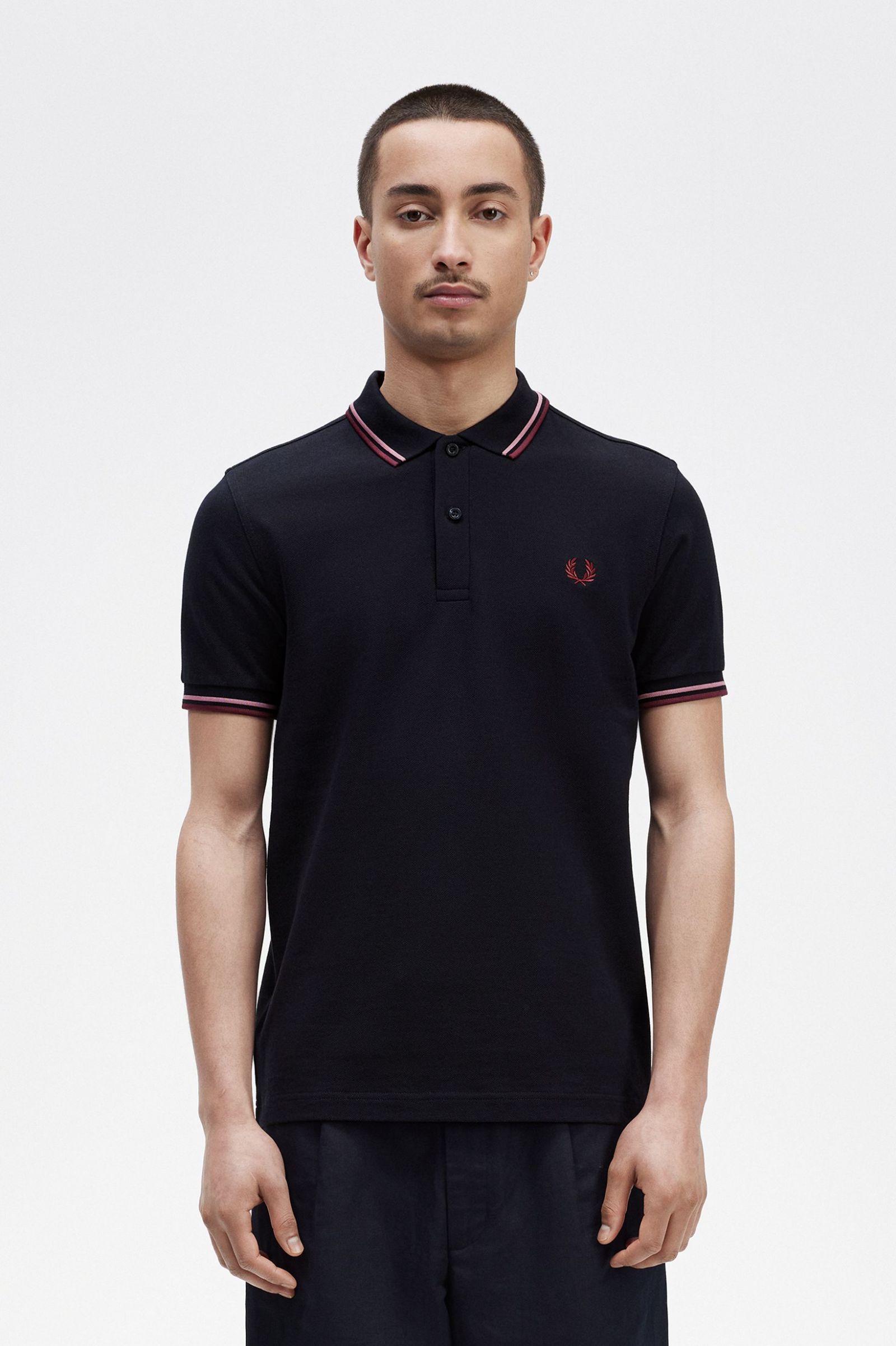 Fred Perry Twin Tipped Shirt in Navy