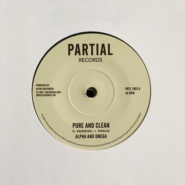 Alpha & Omega - Pure And Clean / Version (7")