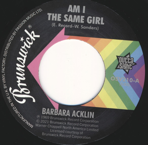Barbara Acklin / Young-Holt Unlimited – Am I The Same Girl / Soulful Strut (7") 
