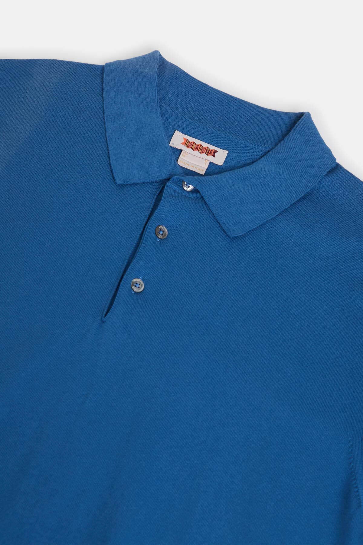 Baracuta Short Sleeve Knit Polo (Deep Water)