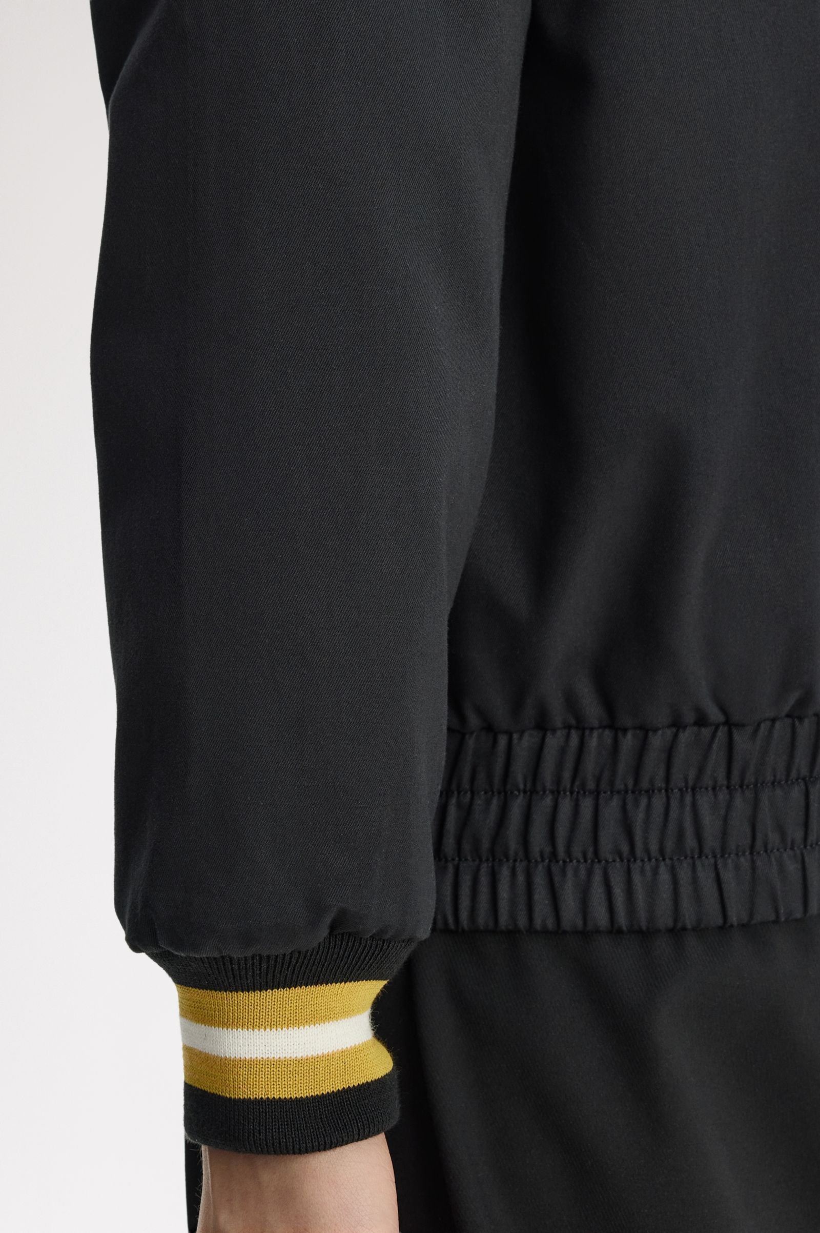 Fred Perry Twill Tennis Bomber Jacket (Black)
