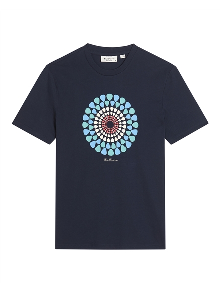 Ben Sherman Short Sleeve Plectrum Target T-Shirt (Dark Navy)