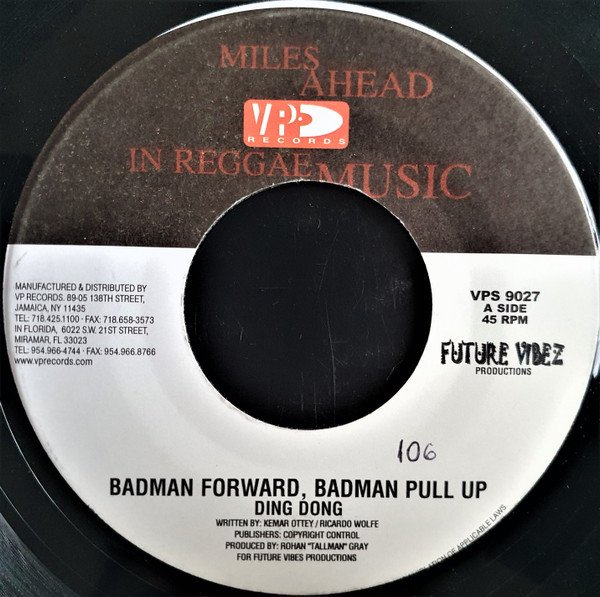 Ding Dong / Richie Feelings – Badman Forward, Badman Pull Up / Sell Off (7")   