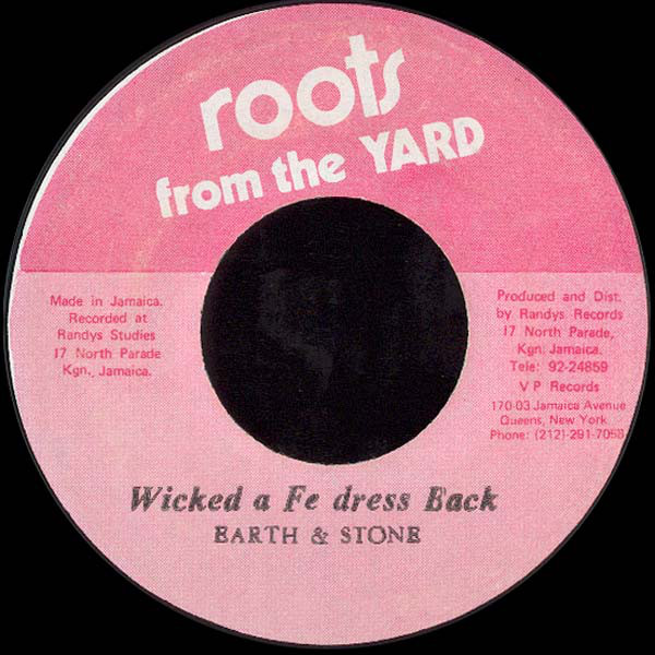 Earth & Stone - Wicked A Fe Dress Back / Version (7")