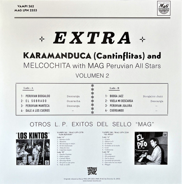 Karamanduka (Cantinflitas) Y Melcochita With "MAG" Peruvian All Stars – Acabo Con Lima Huyo Pa' New York (LP) 
