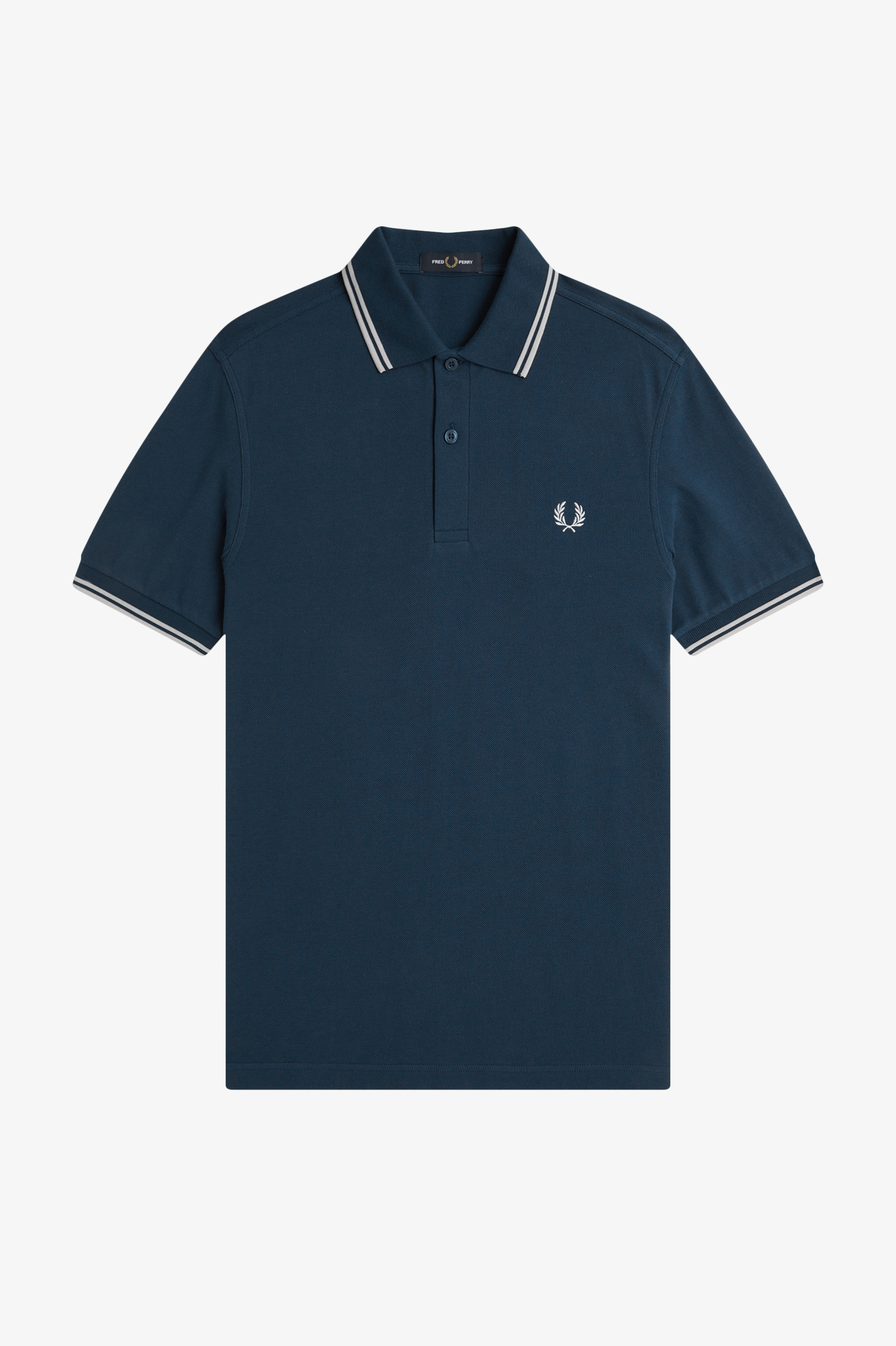 Fred Perry Twin Tipped Fred Perry Shirt (Mod Blue/Slate) 