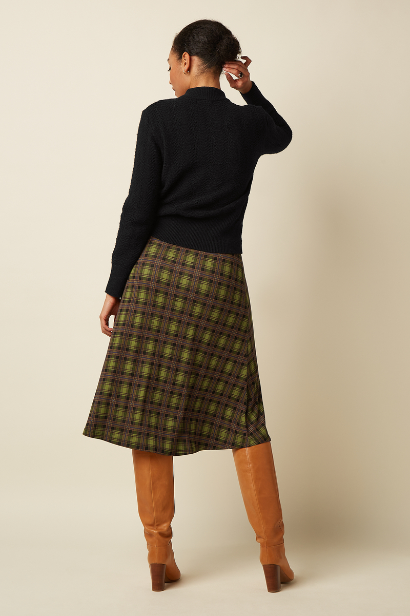 King Louie Juno Skirt Timber Check (Multi Color)