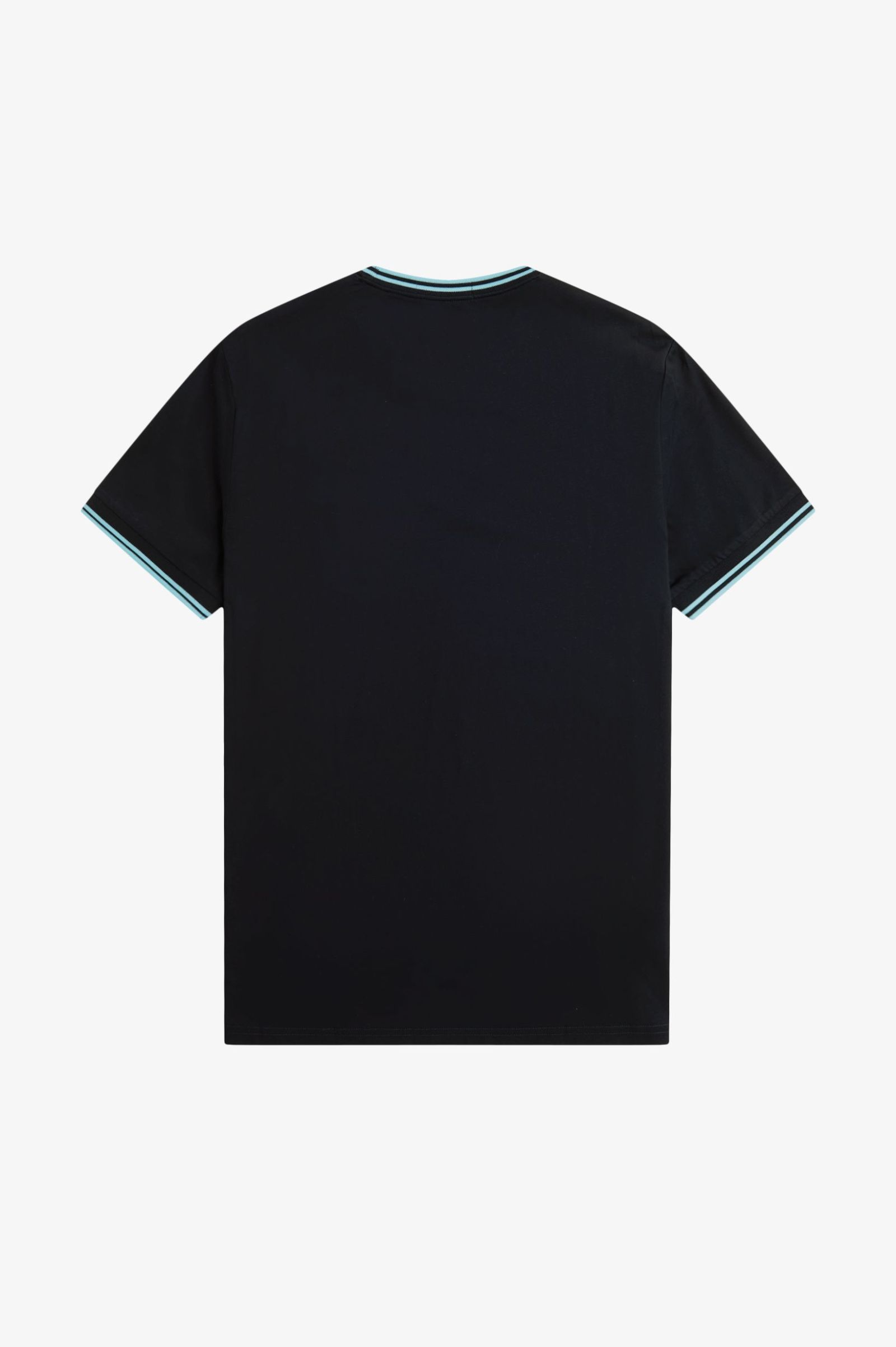 Fred Perry Twin Tipped T-Shirt in Navy/Mint Blue 