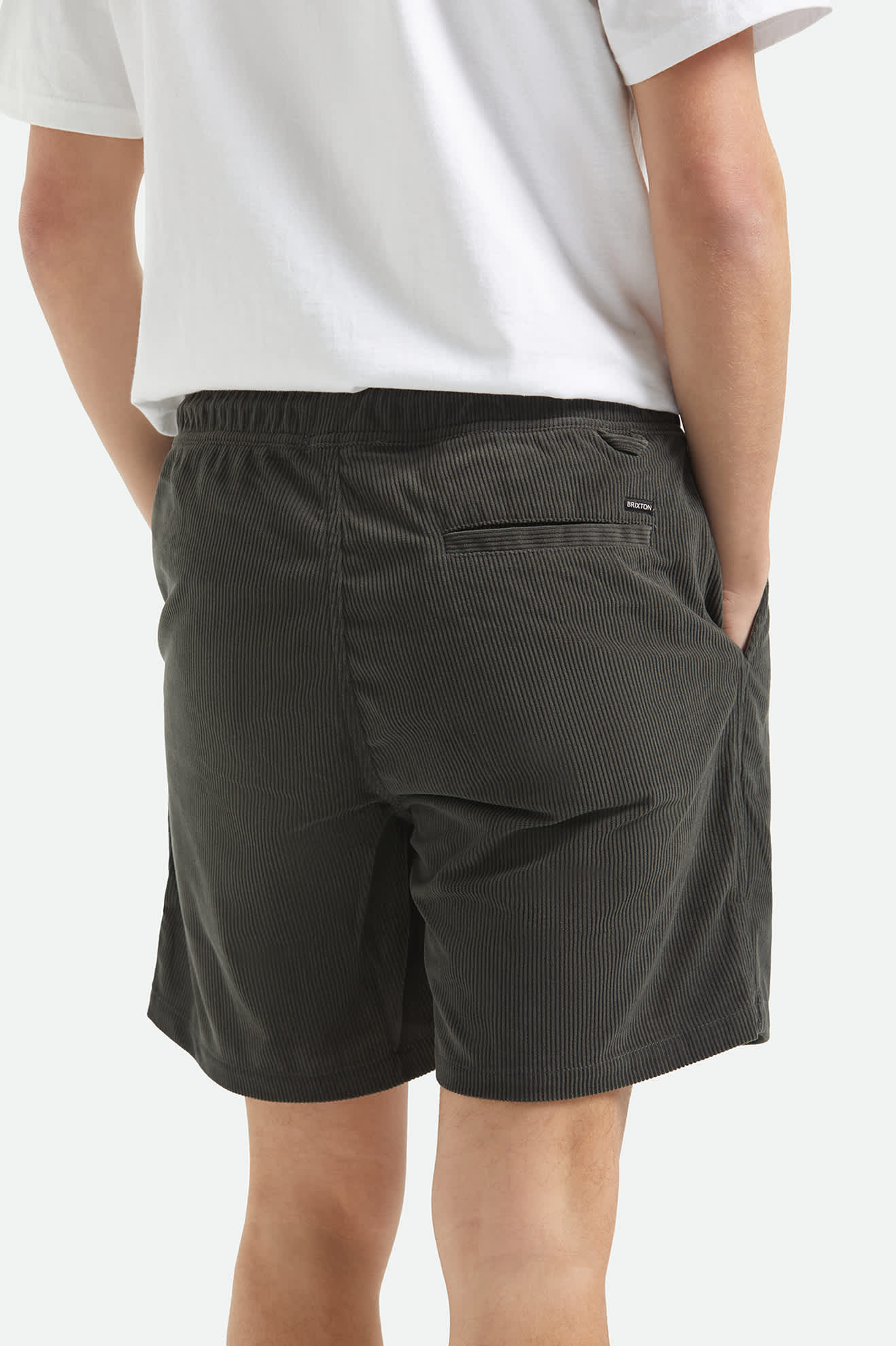 Brixton Everyday Corduroy Short (Vintage Black)