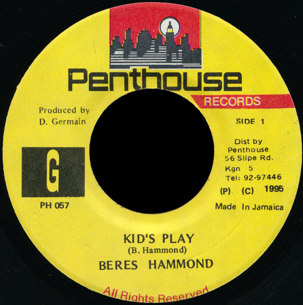 Beres Hammond - Kid's Play / Version (7")