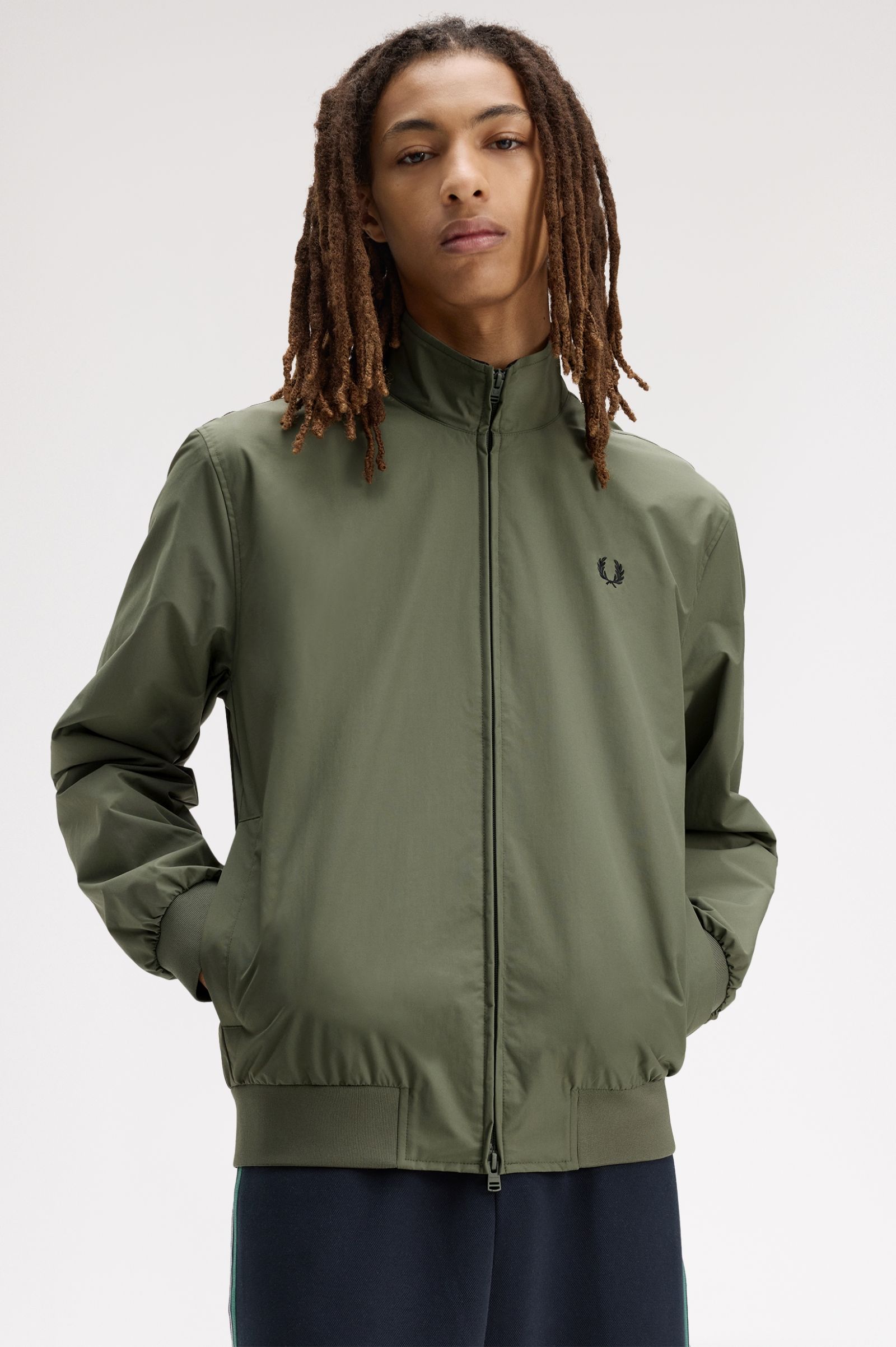 Fred Perry Brentham Jacket (Laurel Wreath Green)
