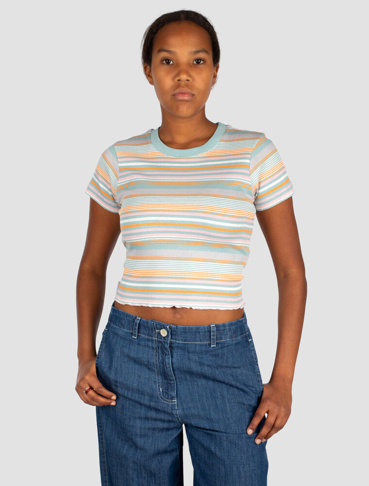 Iriedaily Pippa Tee in Light Sage