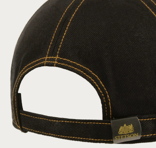 Stetson Cord Peak Garage Cap (Black/Yellow)