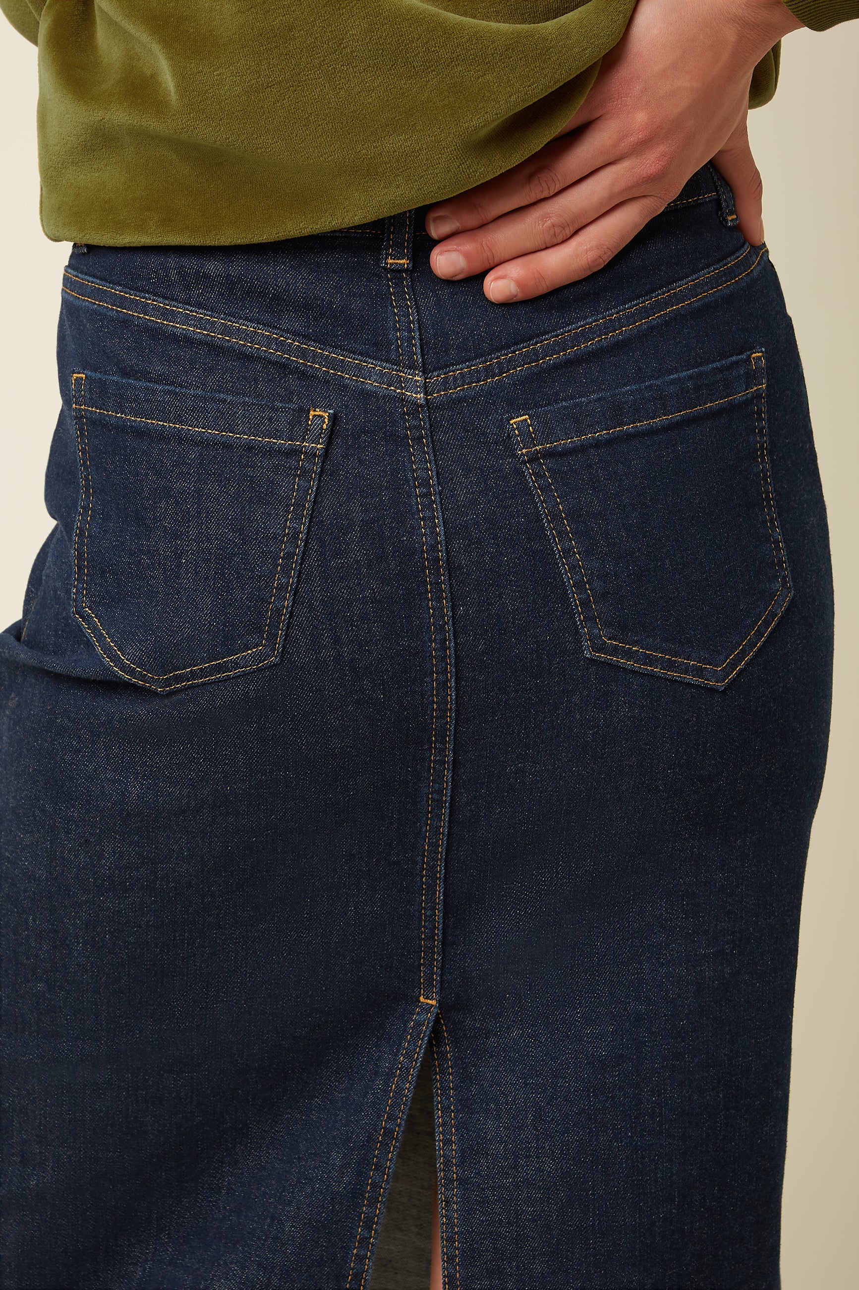 King Louie Prisca Skirt Muse Denim (Rock Blue)