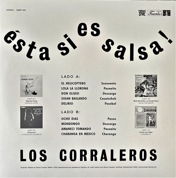 Los Corraleros – Ésta Sí Es Salsa! (LP)  