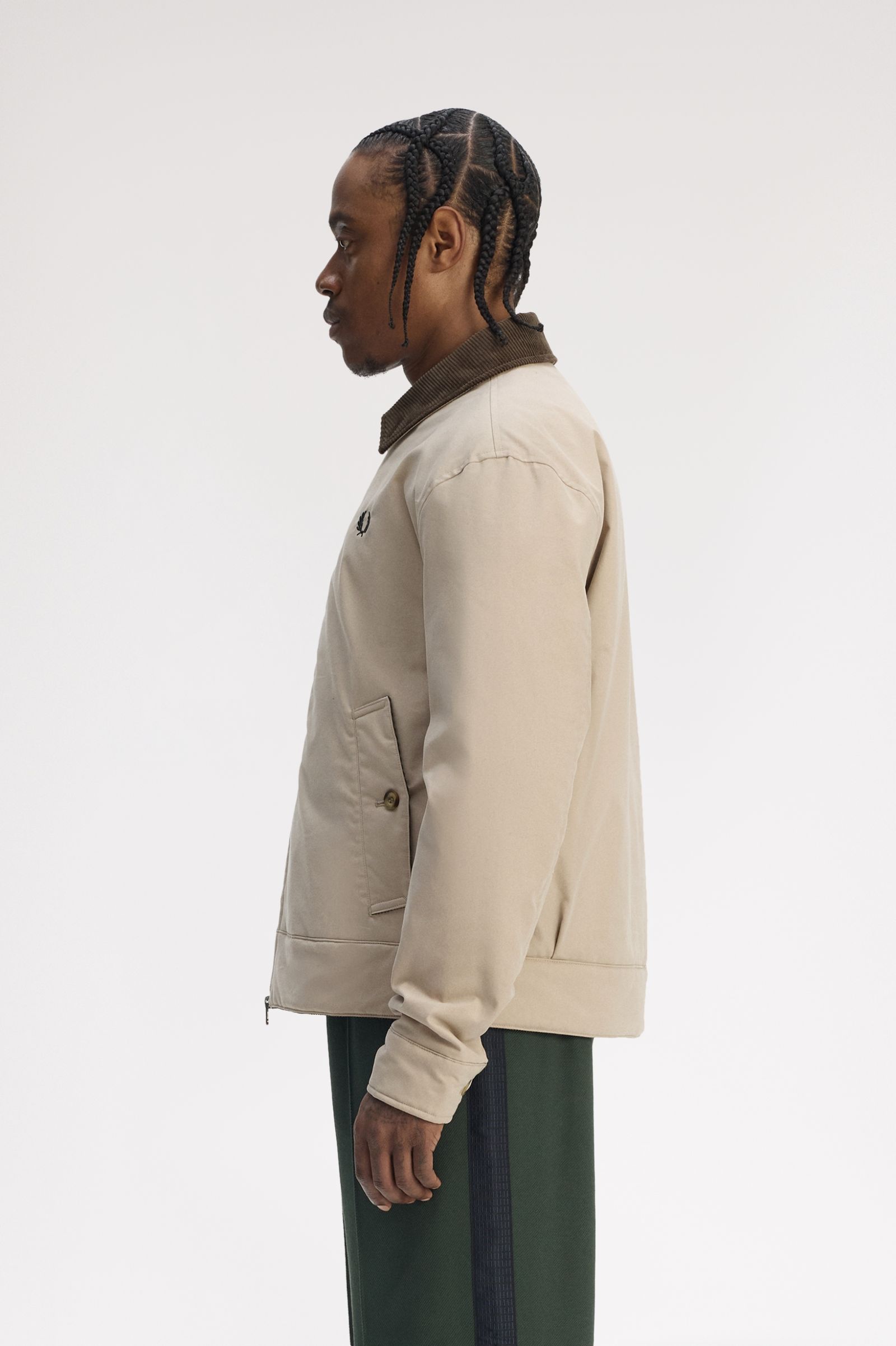 Fred Perry Cotton Caban Jacket (Warm Oat)