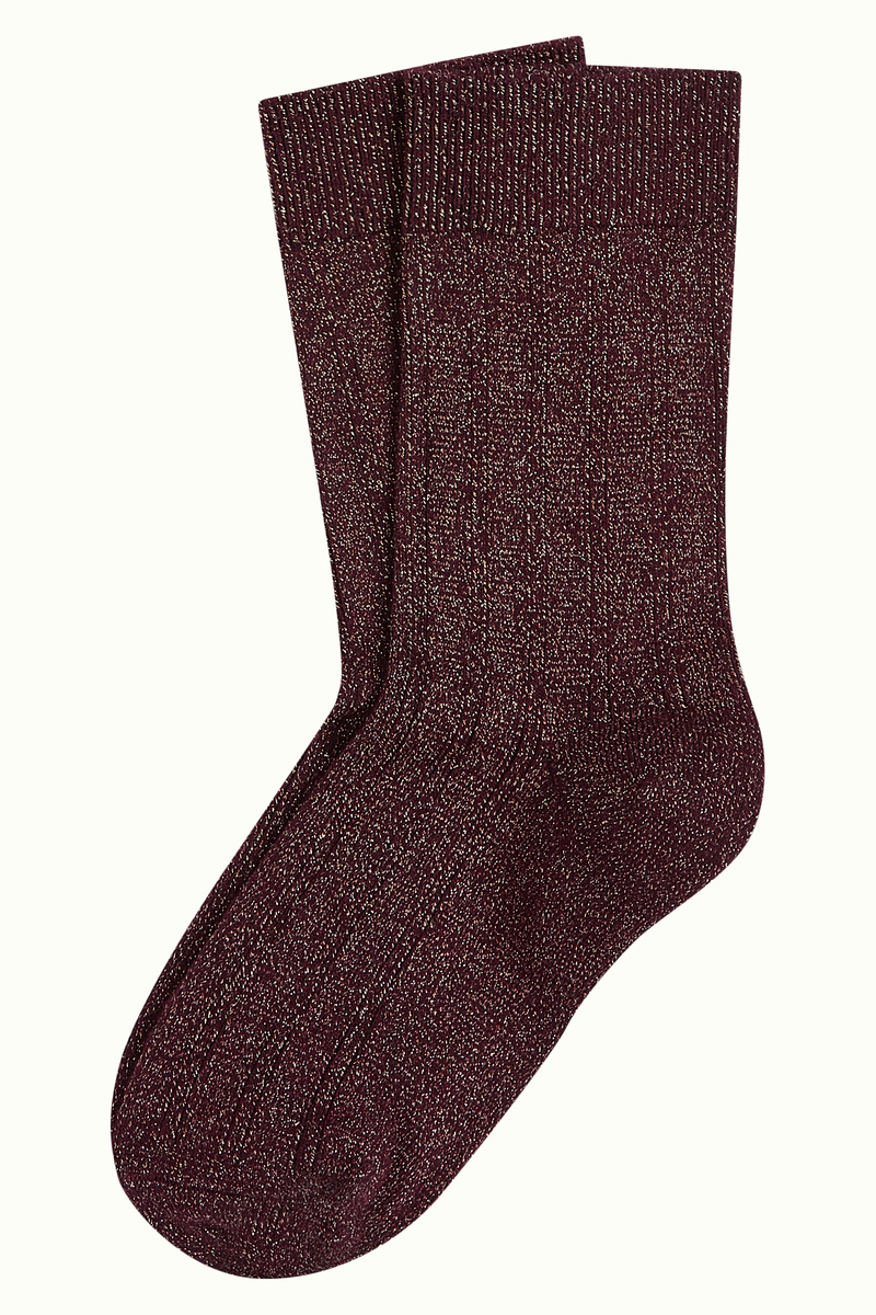 King Louie Socks Glitter (Porto Red)