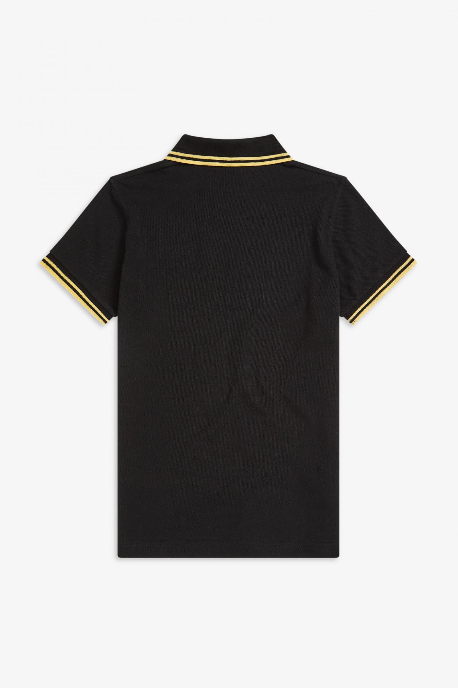 Fred Perry Twin Tipped Damen Polo Shirt Black Champagne