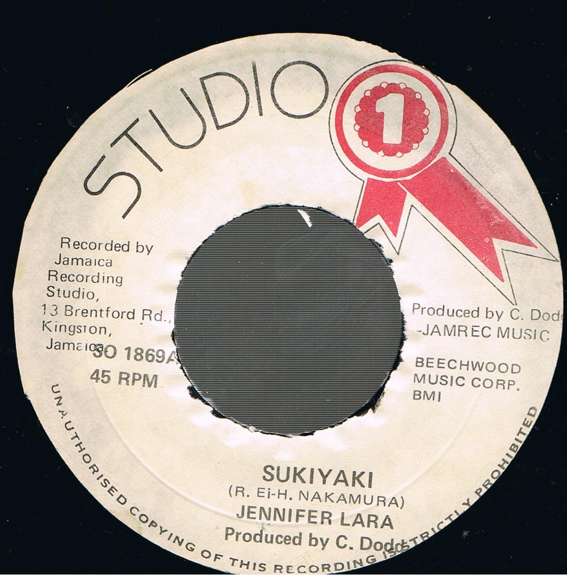 Jennifer Lara - Sukiyaki / Version (Original Stamper 7")