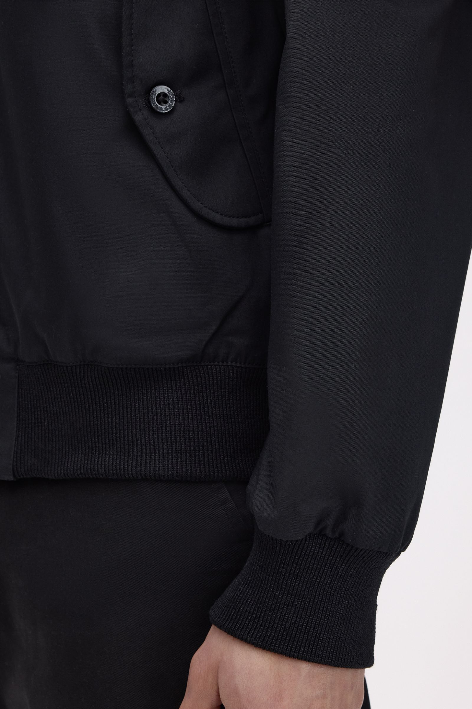 Fred Perry Classic Harrington Made in England Damen in Black