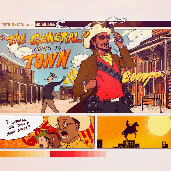Green Lion Crew - "The General" Comes To Town (CD)
